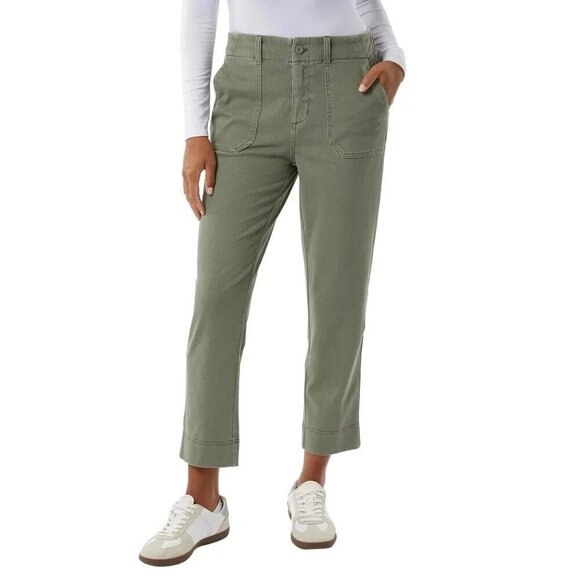 32 Degrees Pants - NEW 32 Degrees Cool Women's XXL Ankle Length Pants Green Cotton Blend